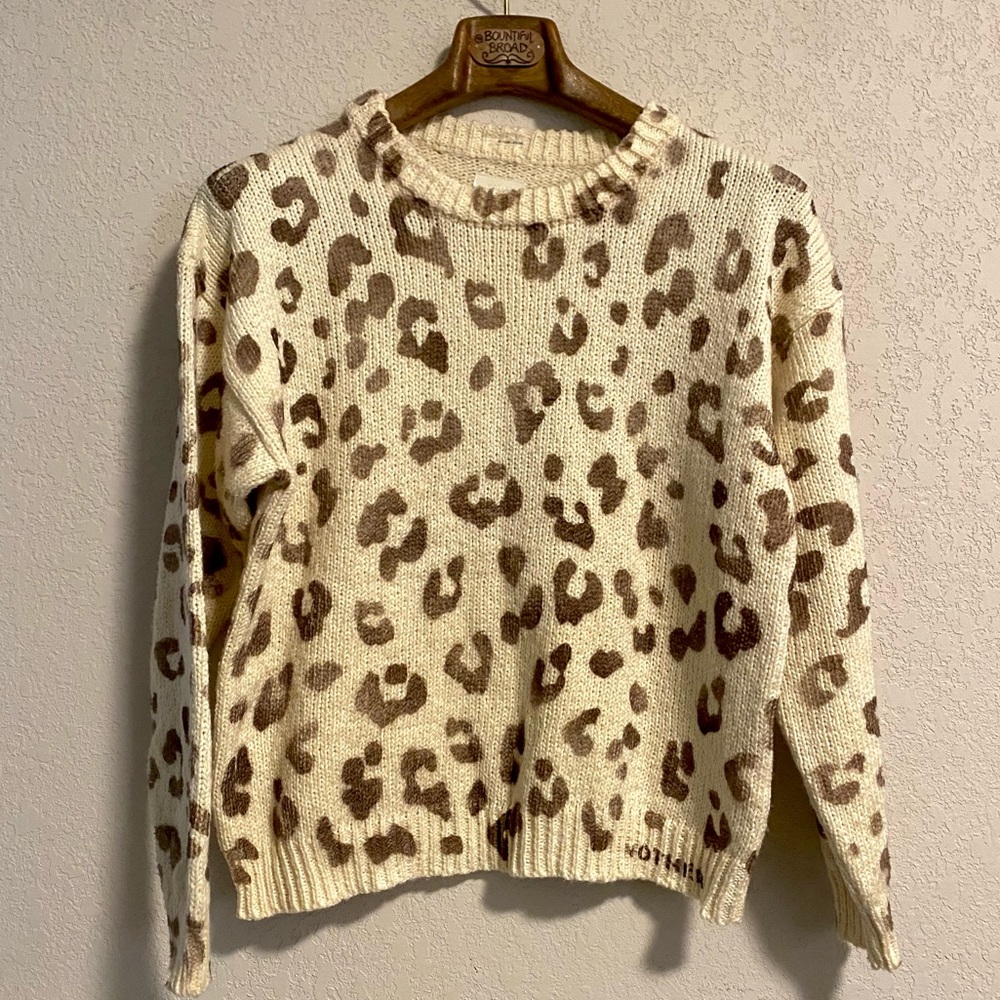 Mother The Jumper Sweater Leopard Look The Part L